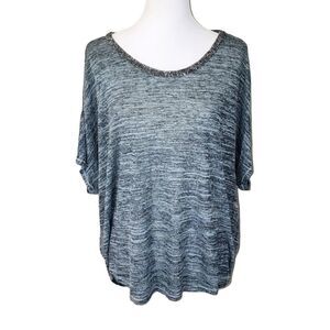 Juicy Couture Space Dyed Cold Shoulder‎ Top Size X-Large